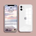 thumbnail image 1 of Funda protectora Funda De Silicona Resistente aplicar para Iphone 11 12 13 Pro Max X Xr 7 8 Plus Con Bordes De Vidrio Suave, 1 of 4