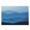 thumbnail image 1 of Landscape Cutting Board, Misty Mountain Levels Photography from Thailand, Decorative Tempered Glass Cutting and Serving Board, in 3 Sizes, by Ambesonne, 1 of 2