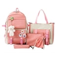 thumbnail image 2 of Juego de bolsos de lona para estudiantes, juego de 5 bolsos escolares, juego de bolsos, juego de bolsos escolares creados magistralmente, 2 of 9