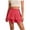Red, variant on Tqcoqu Women's Ruffle Skirts with Shorts Tiered Layers Cute Elastic Waist Coquette Skort Drawstring Side Bow Tie,Gray,Women's S-L