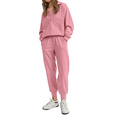 thumbnail image 3 of Fantaslook Womens 2 Piece Outfits Long Sleeve Half Zip Sweatsuits with Pockets Pullover Lounge Set, 3 of 8