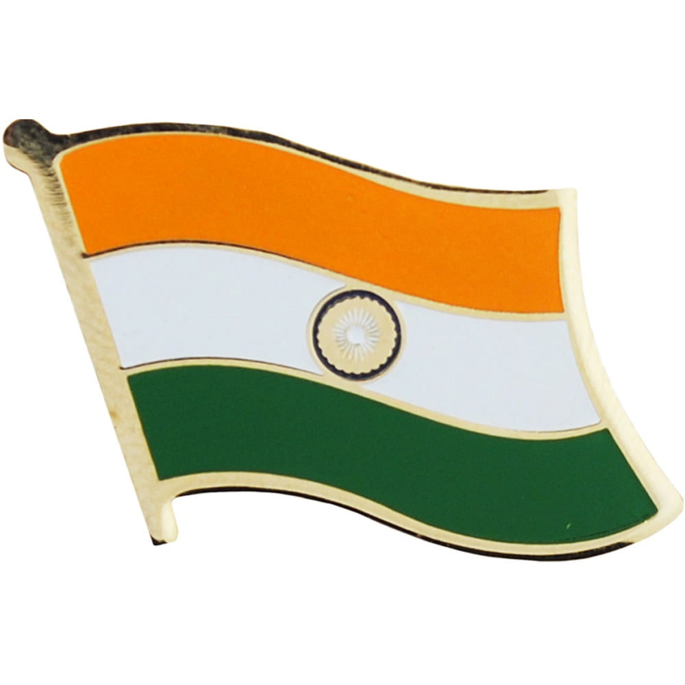 INTERNATIONAL, INDIA Flag - Original Artwork, Expertly Designed PIN - 1 ...