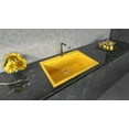 thumbnail image 6 of Ruvati Rvg1080 Epigranite 33" Drop In Single Basin Granite Composite Kitchen Sink - Midas, 6 of 7