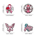 thumbnail image 3 of Orange Ribbon Brooch Cancer Awareness Fashion Pin Clothing Bag Jewelry Idea Support Cause, 3 of 6
