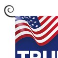 thumbnail image 2 of Trump Vance 2024 Jardín Doble Cara Color Vivo Banderas () Azul, 2 of 4