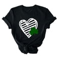 thumbnail image 3 of LSLJS T-shirt Imprimé pour la Saint-Patrick avec Col Rond et Manches Courtes, Cadeaux pour Femmes, 3 of 3