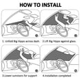 thumbnail image 5 of Lsque Cute Pig Car Windshield Sun Shade | Accordion Folding Style Auto Shade for Car Truck SUV Van | Blocks UV Rays Sun Visor Protector | Medium, 5 of 7