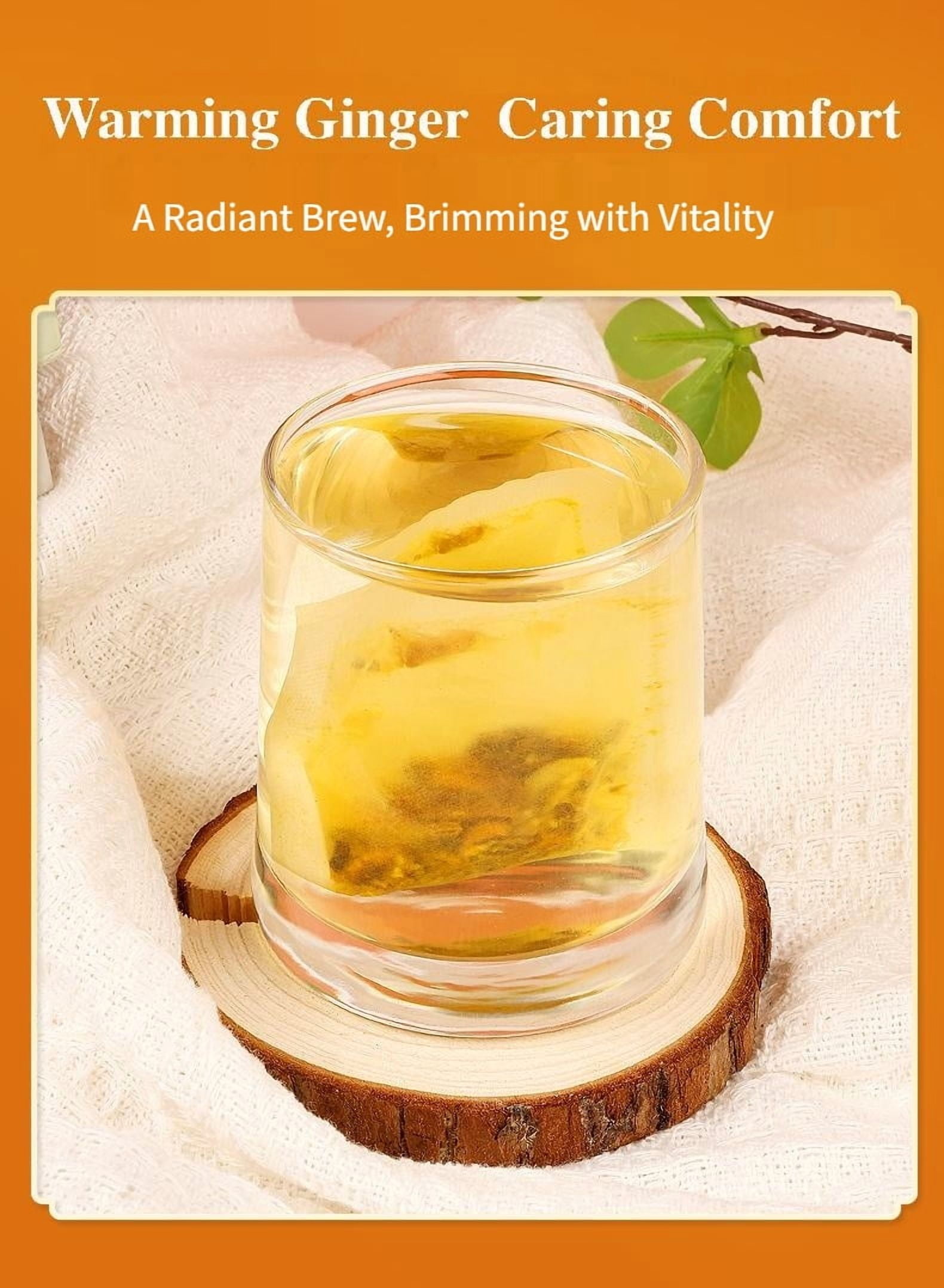 180 Premium Turmeric, Ginger, Cinnamon Blend Tea Bags, 100% Natural & No Additives & Caffeine Free.