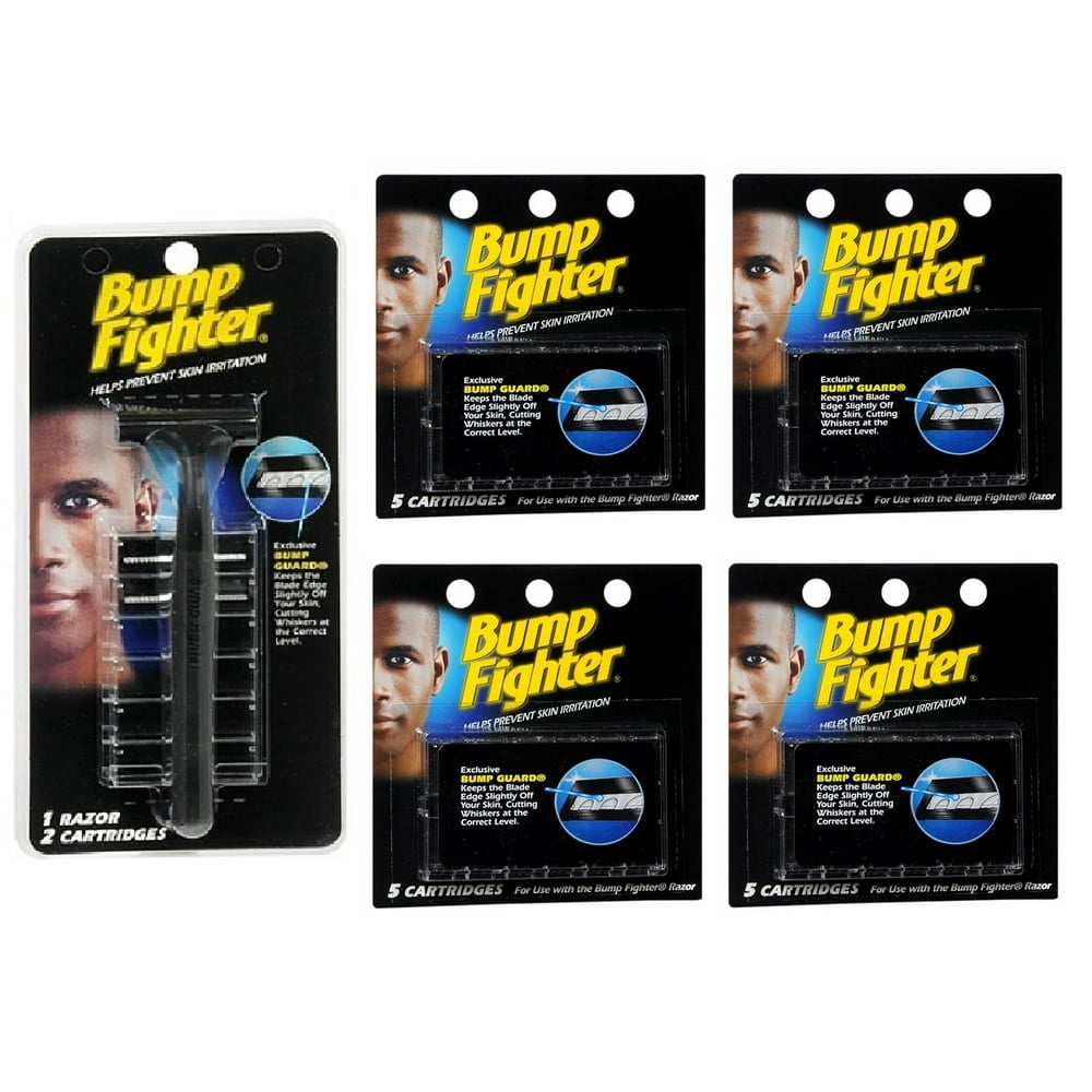 Bump Fighter Refill Razor w/ 2 Cartridges + Bump Fighter Refill