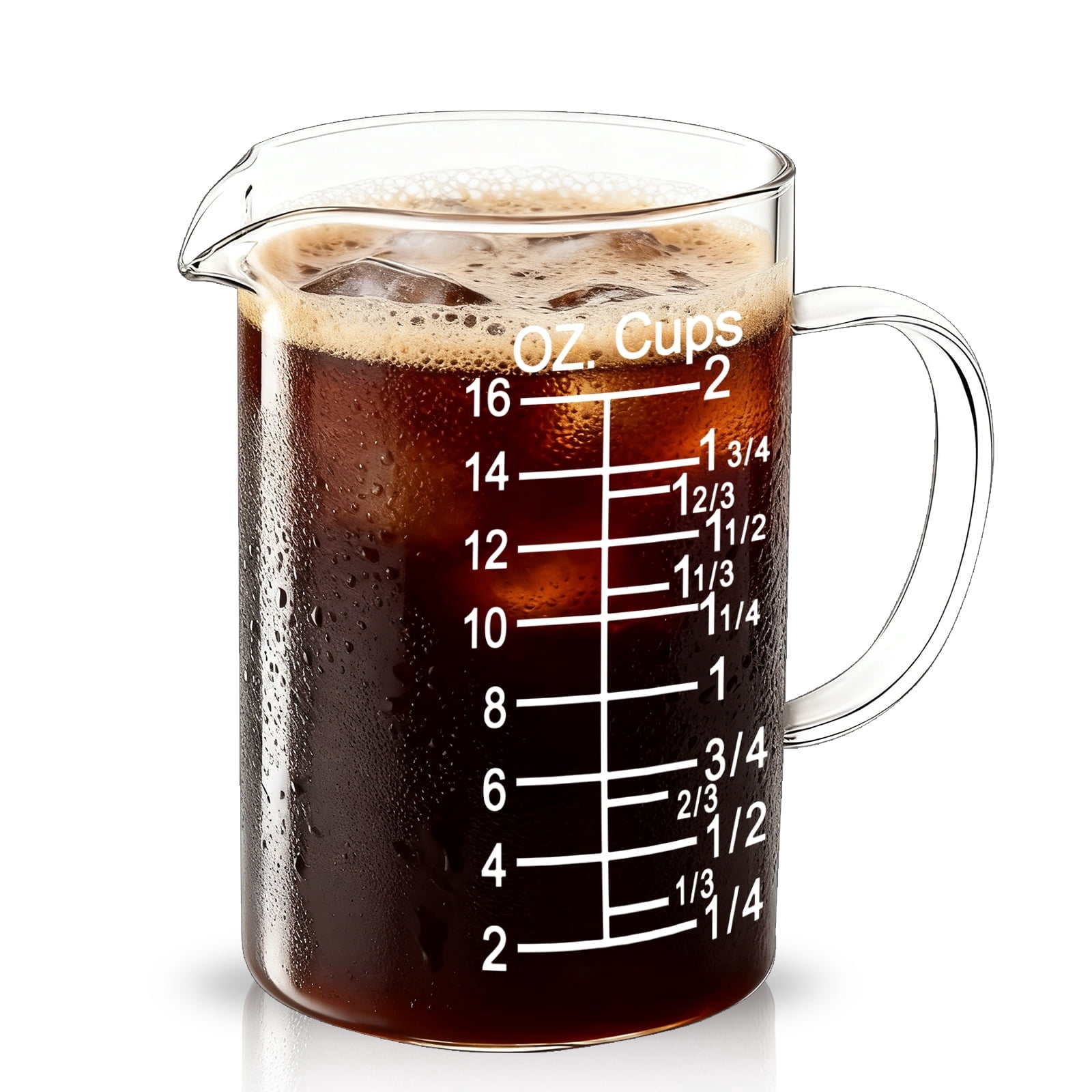 Pyrex Glass Measuring Cup 2-Cup Sturdy Measuring, Easy-to-Read