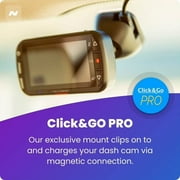 Nextbase 222X Compact Dual Dash Cam Front & Rear 2.5 HD IPS Screen, 1080p Full HD, 6 Layer Lens, Black, 0.17 lbs assembled.