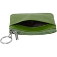 thumbnail image 3 of LAICAIW Women's Genuine Leather Coin Purse Mini Pouch Change Wallet with Keychain,Green, 3 of 6