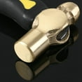 thumbnail image 6 of Brass Hammer Beating DIY Jewelry Making Personalizing Metal Stamping Tools Double-Face Mallet Head1eatherCraft, 6 of 7