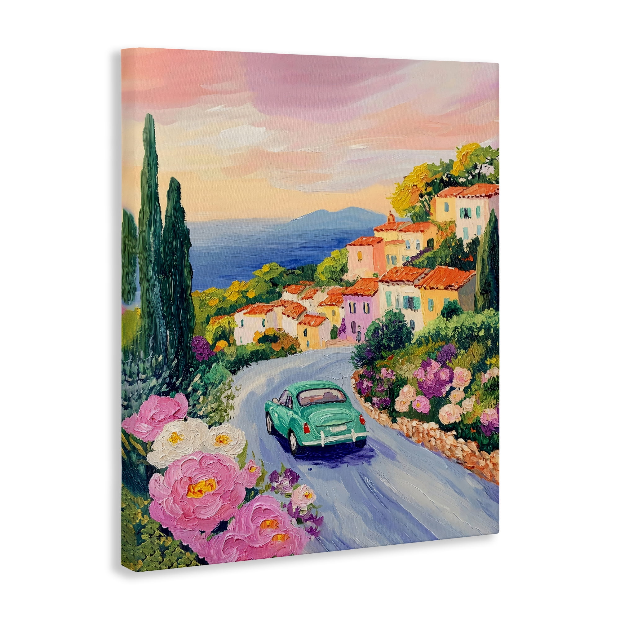 Stupell Industries Driving Along The Coast Canvas Wall Art, design by The Prints Vibe