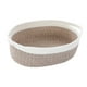 thumbnail image 4 of Cesta de cuerda de algodón, cesta tejida, organizador de almacenamiento, multiusos, resistente y decorativa. blanco marrón, 4 of 9