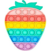 2 pack Fidget Toy Push Bubble Pop Sensory Stress Relief Kids Silicone Popit Toy