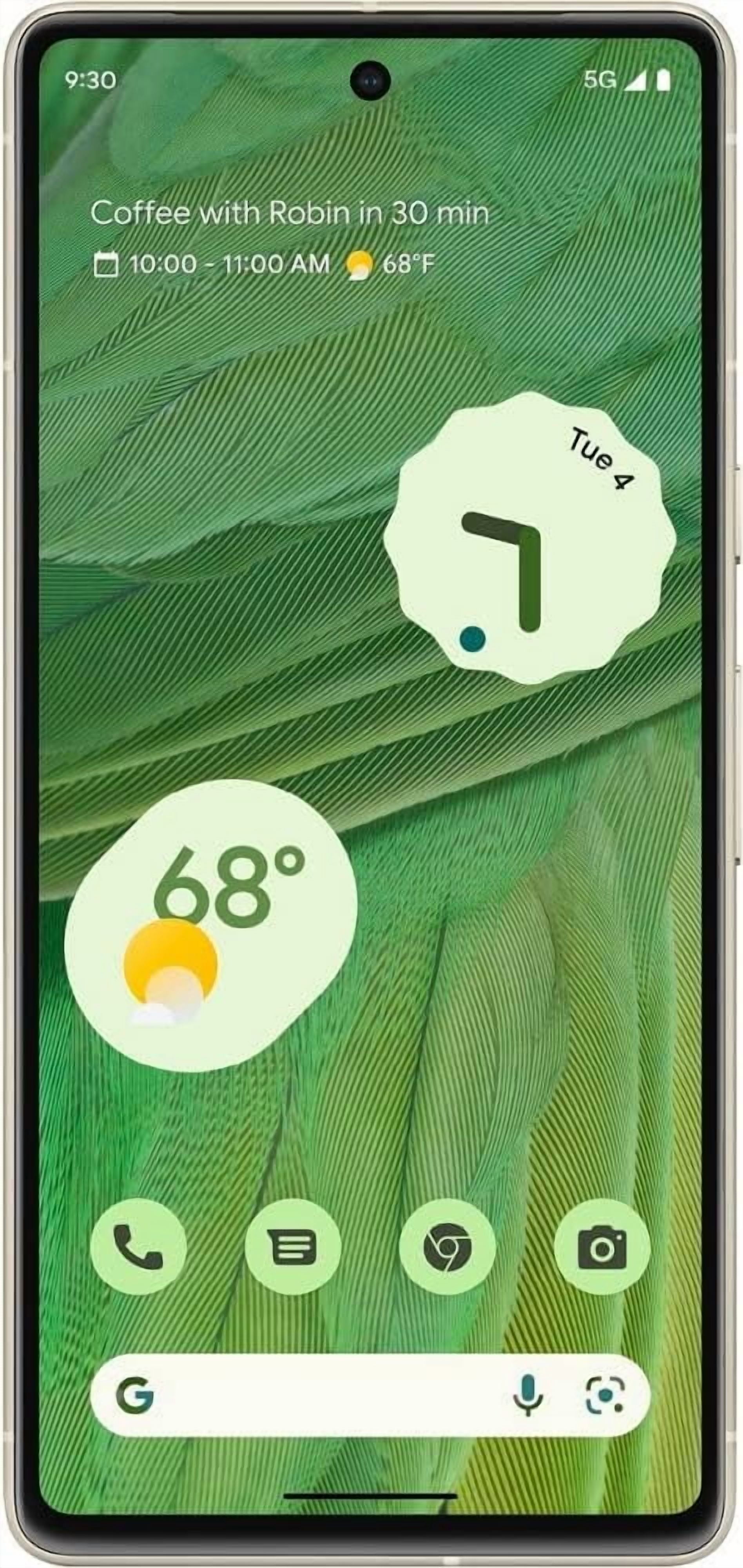 Restored Google Pixel 7 5G, 128GB, Lemongrass - Unlocked (Refurbished)