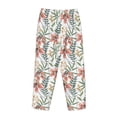 thumbnail image 5 of Goofa Lilies Flowers Printed Soft Pajama Pants for Women, Wide Leg Comfy Casual Lounge Yoga Pants-XX-Large, 5 of 9
