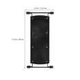 thumbnail image 2 of SOPOTUTU Tabouret de Guitare Noir Portable, Repose-Pieds Pliant Réglable avec Conception Stable Antidérapante, 2 of 6
