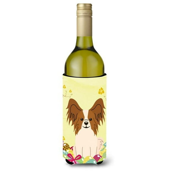 Easter Eggs Papillon Red White Wine Bottle Beverge Insulator Hugger