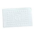 thumbnail image 4 of Alfombra de baño, alfombra de baño, portátil, lavable, suave, ligera, elegante, toalla para el suelo, alfombra para cocina, Hotel, granja, dormitorio Patrón de pies, 4 of 8