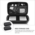 thumbnail image 2 of 2Set Black EVA Rectangular Cases for Charger Data Line U Disk Memory Card Daily Use, 2 of 8