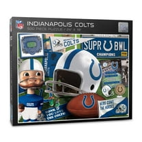 YouTheFan NFL Indianapolis Colts Retro Series Puzzle – 500 PC