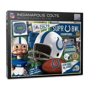 YouTheFan NFL Indianapolis Colts Retro Series Puzzle – 500 PC