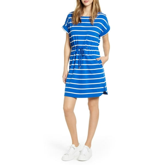 Tommy Bahama Women's Sombra Stripe Tie Waist Dress, Old Royal, Small