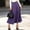 Purple, variant on IUYRTFE Women's Plaid Midi Skirt with Pockets High Waist A Line Flared Long Skirt