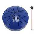 thumbnail image 2 of Steel Tongue Drum, Mini 4 Inch 8 Notes Handpan Drum Percussion Instruments with Drumstick and Music Book, 2 of 7
