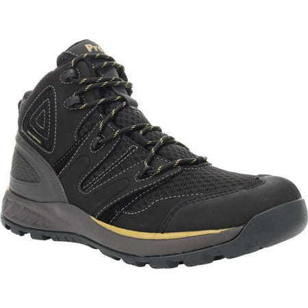 

Men s Propet Veymont Waterproof Hiking Boot Black/Gold Suede/Nubuck/Mesh