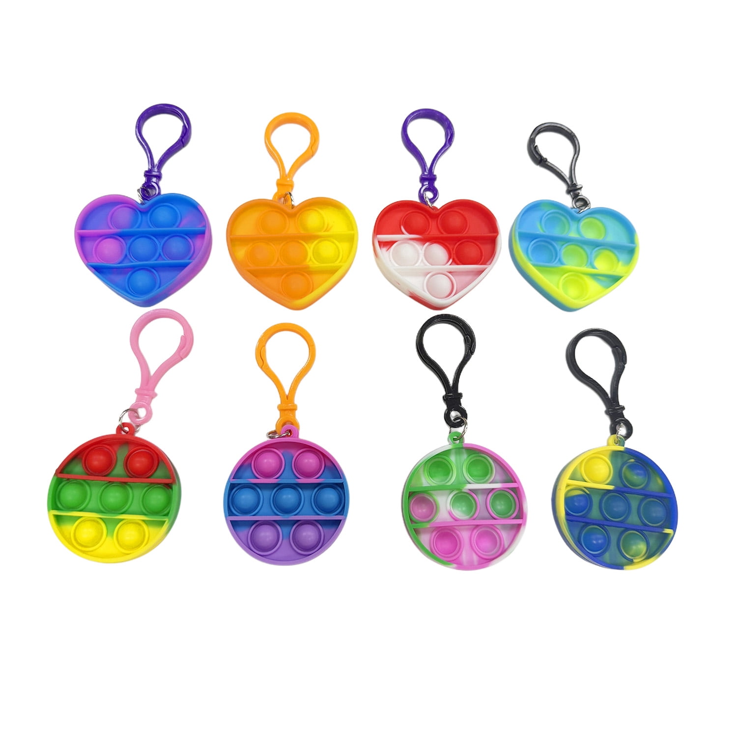 Pen+Gear Bubble Popper Keychains Classroom Reward Bucket, 42 Count