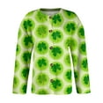 thumbnail image 5 of Saint Patrick's Day Women's Cardigans Lucky Shamrock Pattern Sweaters Y2k Button Down Long Sleeve 2026 Spring Trendy St. Patrick's Day Knit Cardigans, 5 of 5