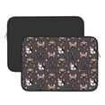 thumbnail image 2 of Pofeuu French Bulldogs Print Laptop Carrying Case,13-15-Inch Laptop and Tablet, Sleek Design, Durable and Water-Repellent Fabric, Business Casual or School-13 inch, 2 of 8