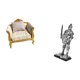 thumbnail image 5 of Escultura De Estatua De Caballero En Miniatura De Madera Con Sofá, Adorno De Mesa Vintage Creativo Para Casa De Muñecas, Juguetes De Bricolaje, Escena De Vida, Entrada, Estantería,, 5 of 8