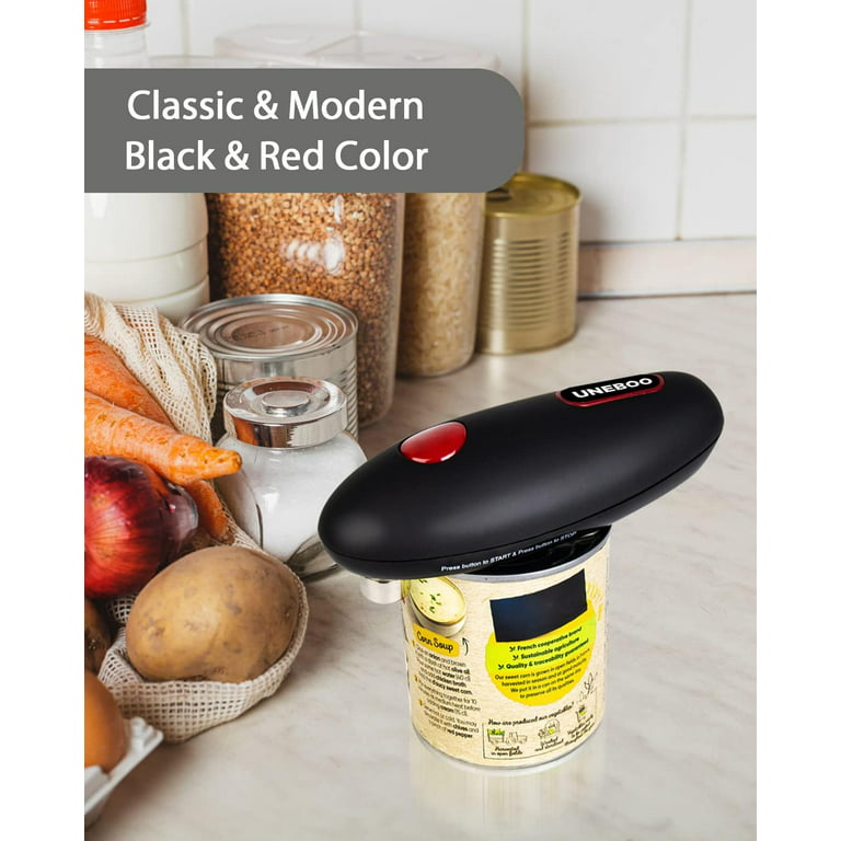  Electric Can Opener One Touch with Powerful Blade Automatic Can  Opener Battery Operated Handheld No Sharp Edge, Food-Safe Best Kitchen  Gadgets Fits Any Sizes for Seniors, Arthritis, Chef : Home 