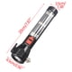 thumbnail image 2 of Linterna LED solar con carga USB | Luz de emergencia recargable para coche, hogar y exteriores | Linterna portátil brillante, 2 of 5