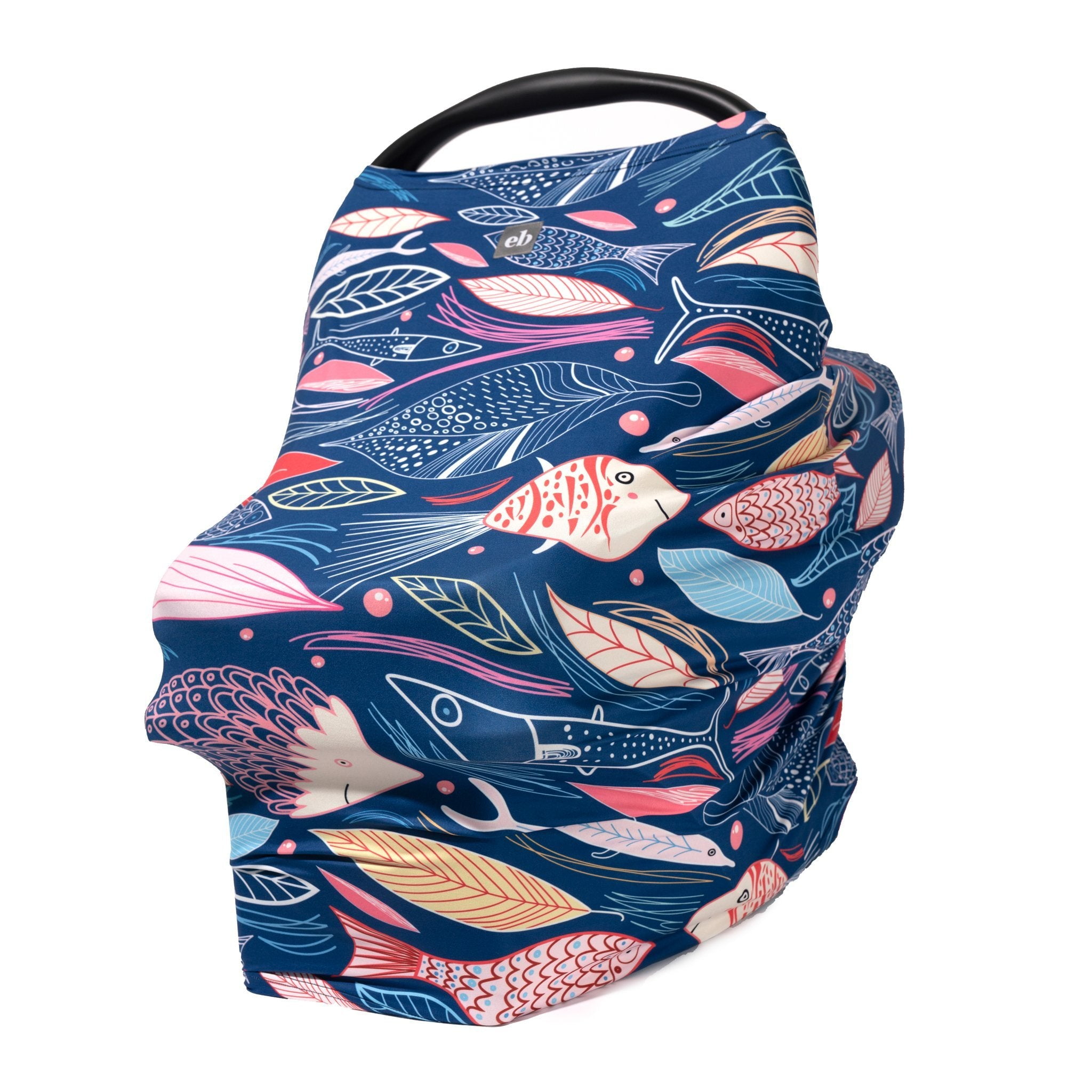 Breathable Nursing Cover Breastfeeding Cover Under the Sea Fish