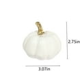 thumbnail image 4 of TETOU 6pcs Mini Pumpkins Artificial White Foam Pumpkins for Halloween Home Fall Thanksgiving Harvest Centerpiece Decoration, 4 of 10