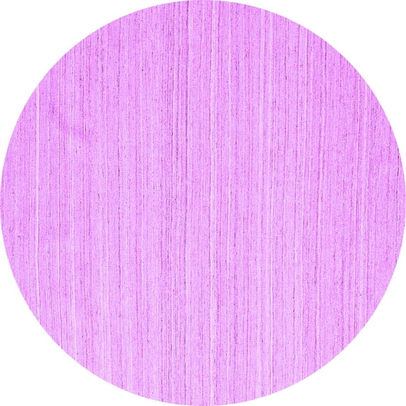 Ahgly Company Indoor Round Abstract Purple Contemporary Area Rugs, 8' Round