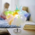 thumbnail image 4 of Al lado de la lámpara de mesa Lámpara de mesita de noche USB para fiesta Oficina Sala de estar Decoración del hogar Argén Yuyangstore Lámpara de noche, 4 of 8
