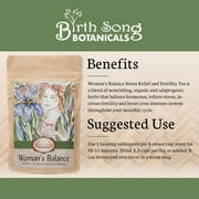 Birth Song Botanicals Woman's Balance Herbal Tea for Healthy Hormone Balance, 4 oz