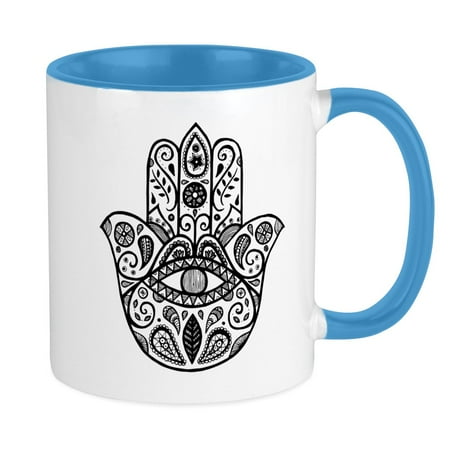 

CafePress - The Hamsa Hand Mugs - Ceramic Coffee Tea Novelty Mug Cup 11 oz