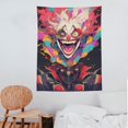 thumbnail image 7 of Killer Klowns from Outer Space Clown Tapestry Wall Hanging, Elegant Wall Hanging Tapestries Wall Art for Bedroom Decor, Outdoor, Parties 60"x80", 7 of 7