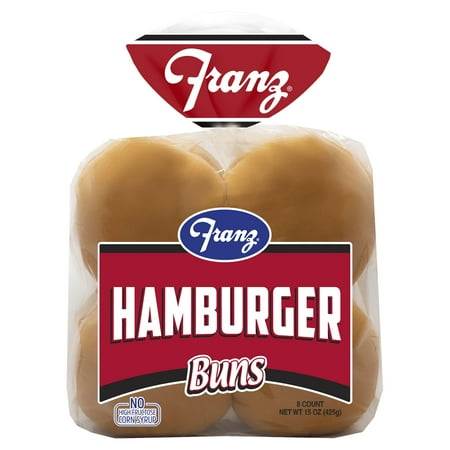 Franz Cluster Hamburger Buns, 15 oz, 8 Count