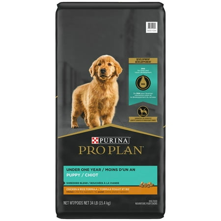Purina Pro Plan High Protein Puppy Food Shredded Blend Chicken and Rice Formula
