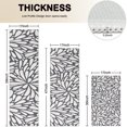 thumbnail image 4 of Light Dark Floral Burst Pattern Kitchen Rugs Sets Of 3,Kitchen Runner Rugs Non Skid Washable,Decorative Kitchen Floor Mats for Kitchen,Sink,Laundry,17"x30"+ 17"x47" + 17"x59", 4 of 6