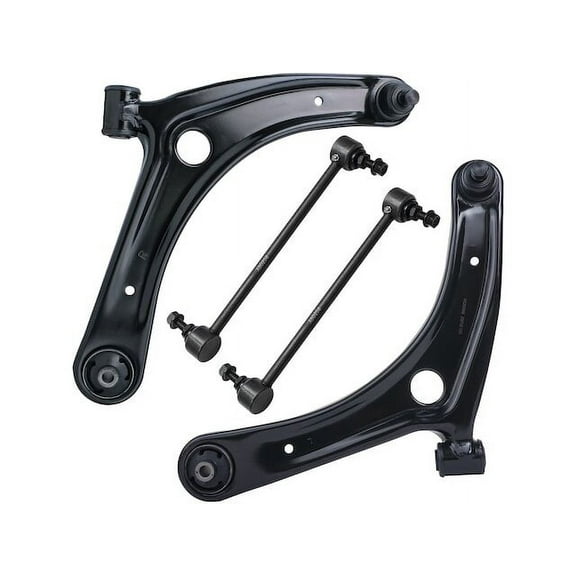Front Control Arm and Sway Bar End Link Kit - Compatible with 2007 - 2017 Jeep Compass 2008 2009 2010 2011 2012 2013 2014 2015 2016