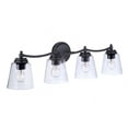 thumbnail image 4 of 50204-FB Craftmade Lighting Tyler - 4 Light Bath Vanity-Flat Black Finish, 4 of 11